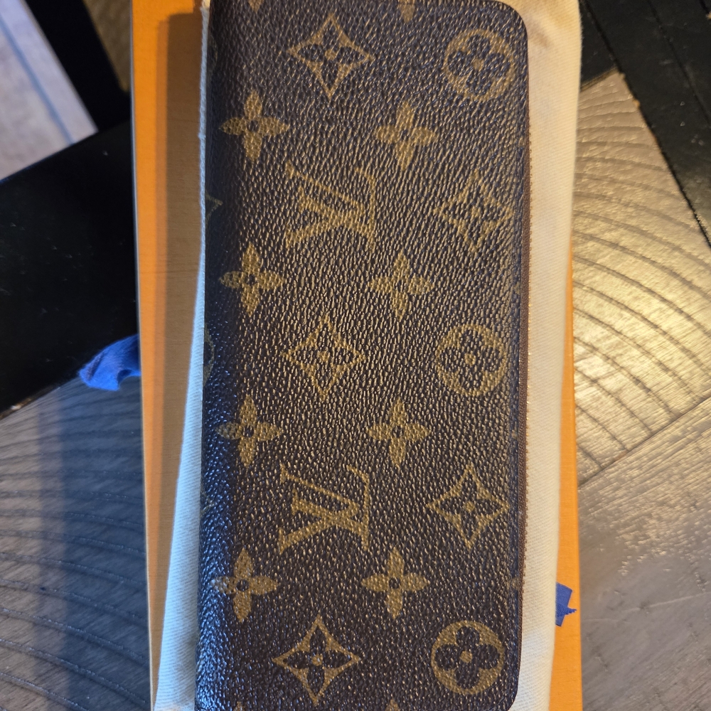 Louis Vuitton Zippy Wallet Brown And Gold Hardware Zippered Clutch Pink Interior